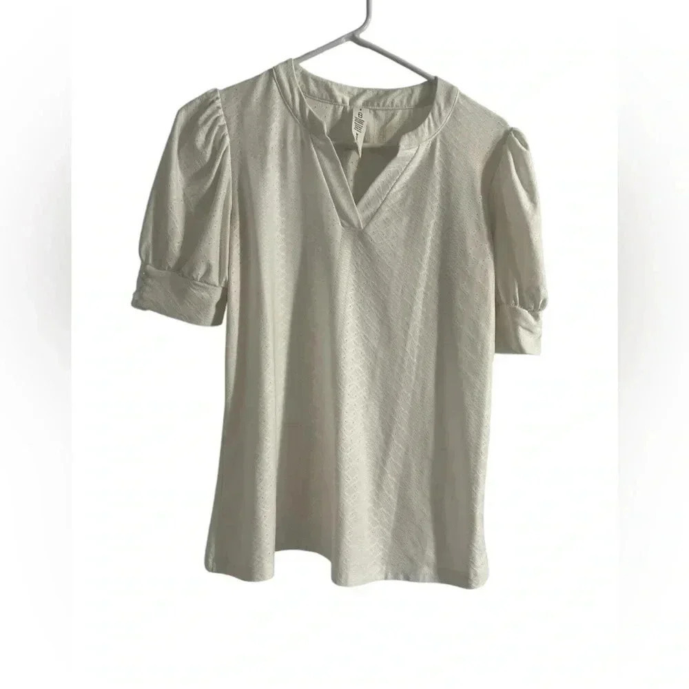 BMJL Womens Dressy Casual V-Neck  Blouse - Size Small - Picture 3 of 7